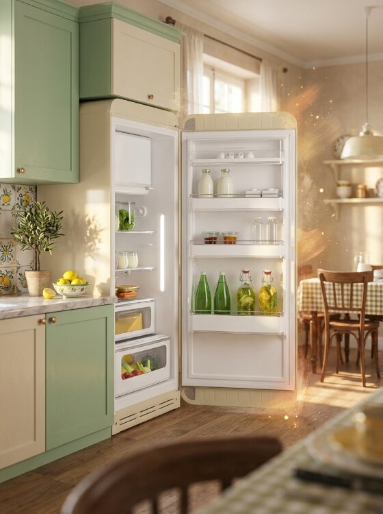 Холодильник Smeg FAB28RCR6