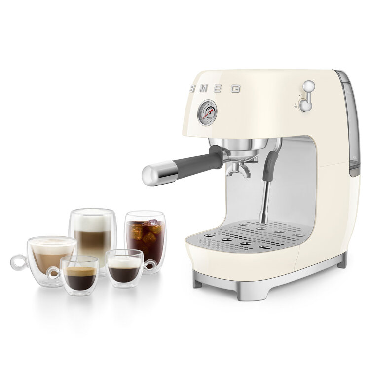 Кофемашина-эспрессо Smeg ECF03CREU